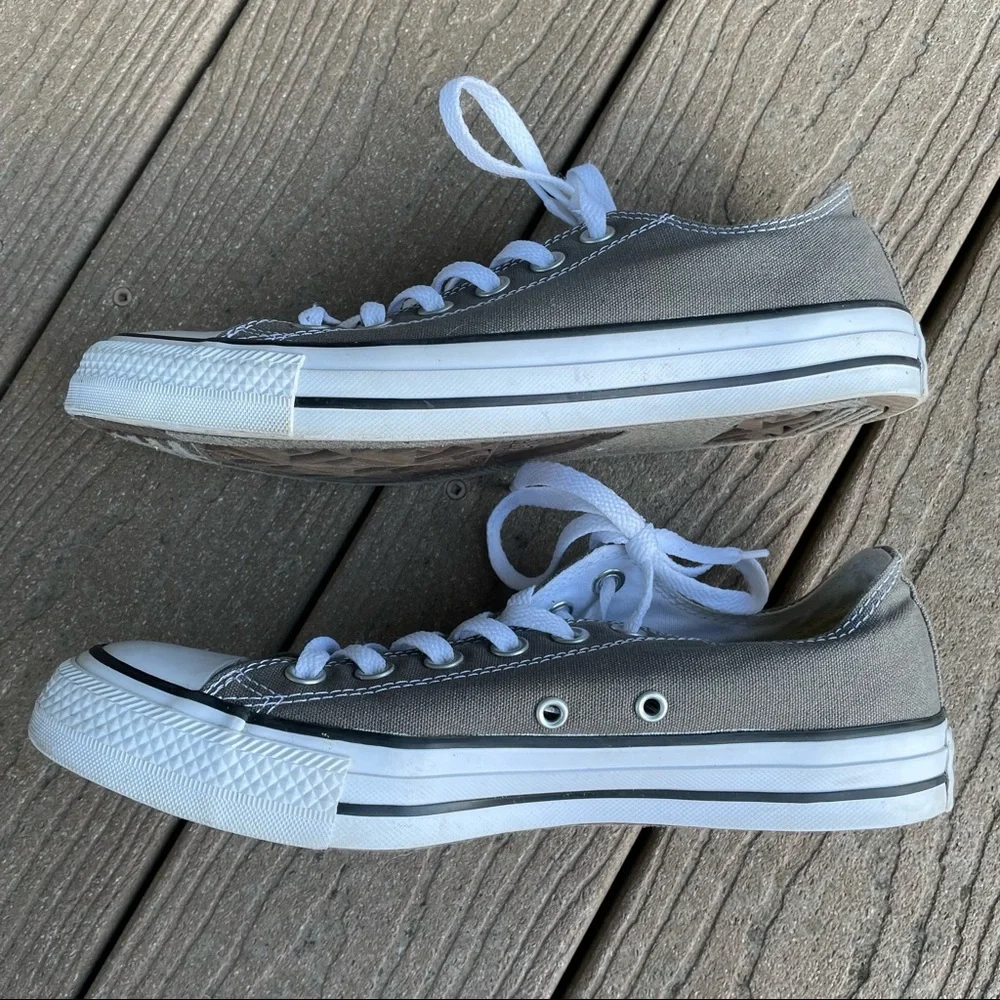 Converse Chuck Taylor All Star Low Top Sneakers - Gray - Picture 4 of 8
